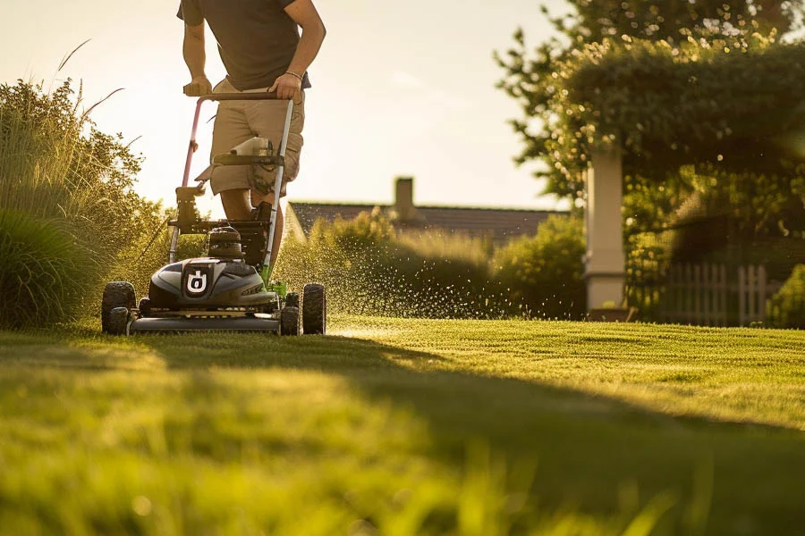 best self propelled battery lawn mower
